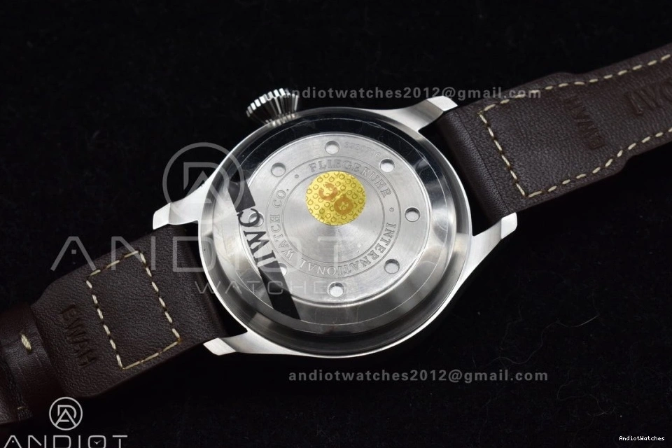 Pilot Strap Leather Big HighQuality A Best 524 ZF Brown Edition Real IW500901 on 0321